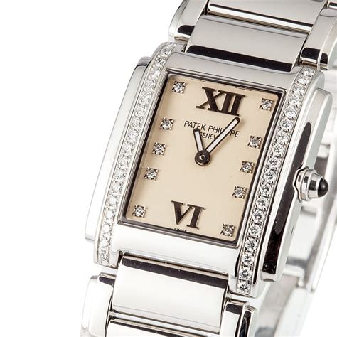 patek philippe white women's watch|Patek Philippe 24 ladies watch.